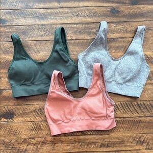 Aerie ribbed bralettes, size medium